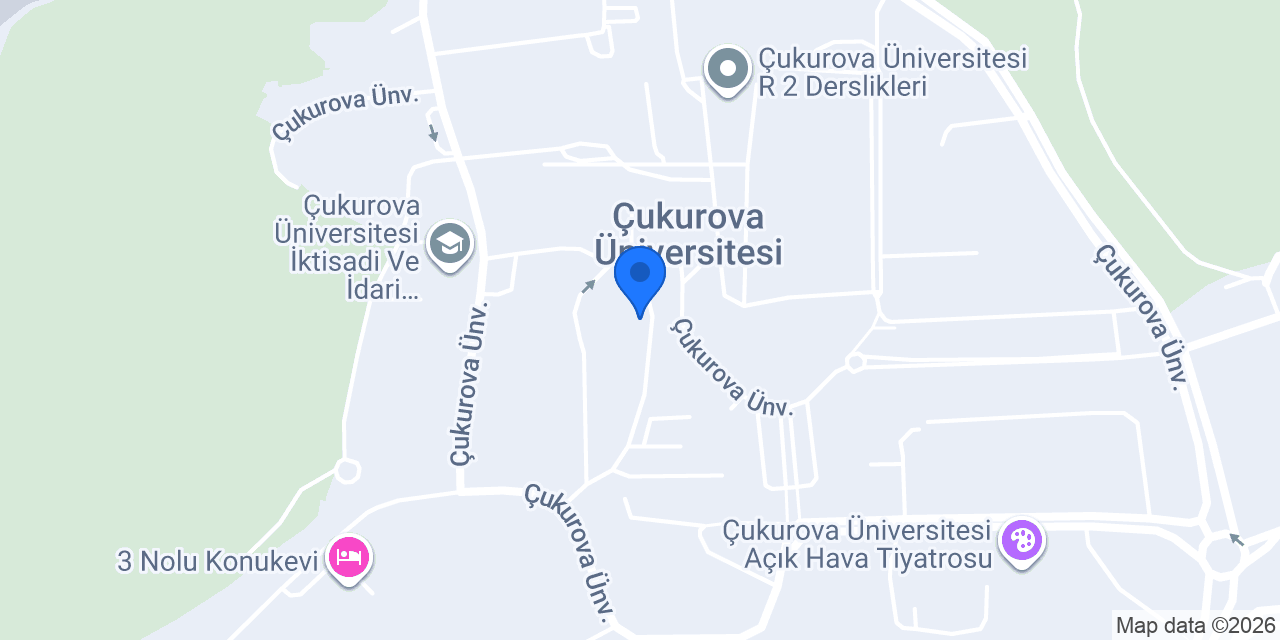 Çukurova Üniversitesi Yemekhanesi konumu