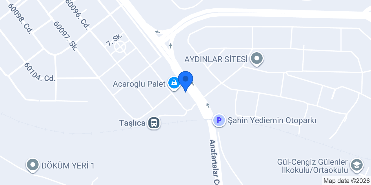 ŞENEL Demir Çelik konumu
