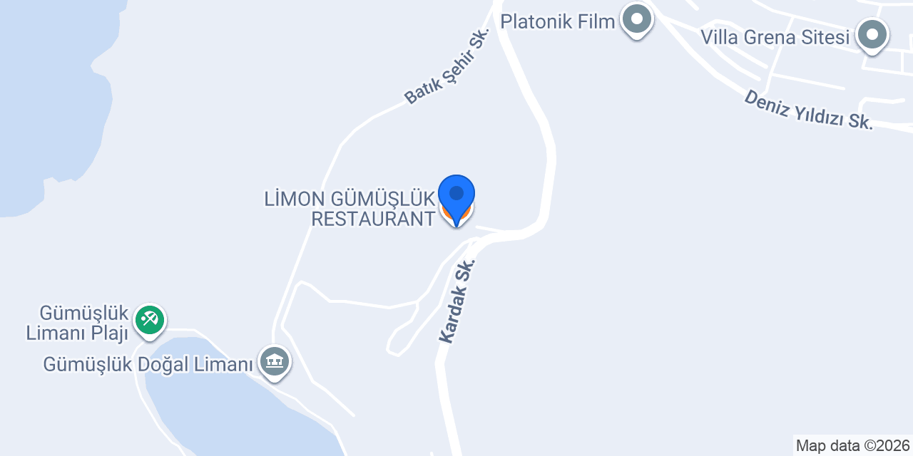LİMON GÜMÜŞLÜK RESTAURANT konumu