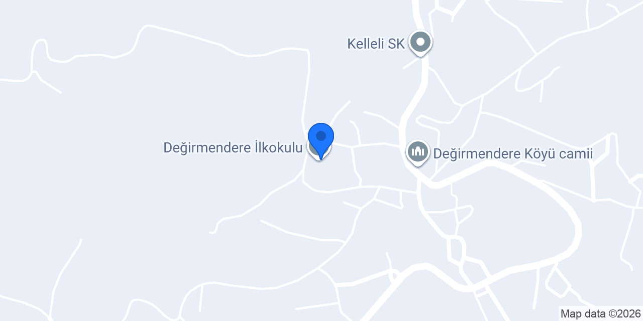 Değirmendere İlkokulu konumu