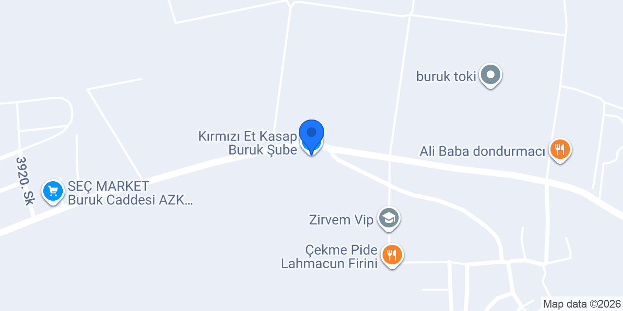 Kırmızı Et Kasap Buruk Şube konumu