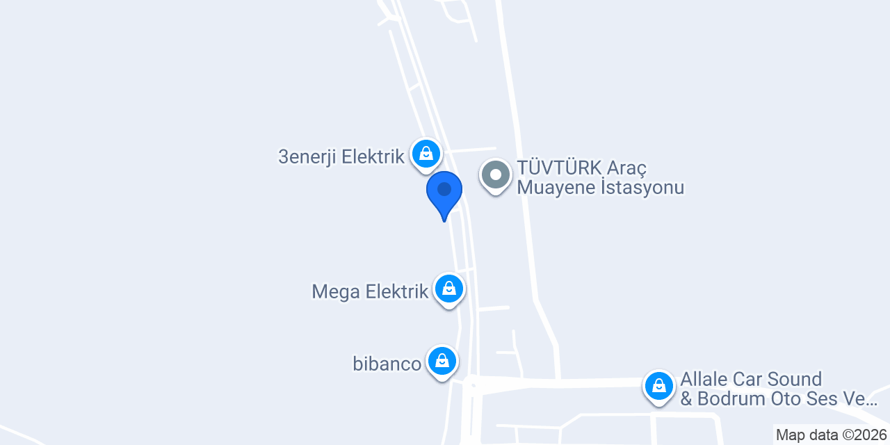 AYS AMBALAJ TOPTAN BODRUM konumu