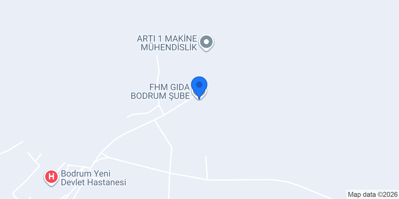 FHM GIDA BODRUM ŞUBE konumu