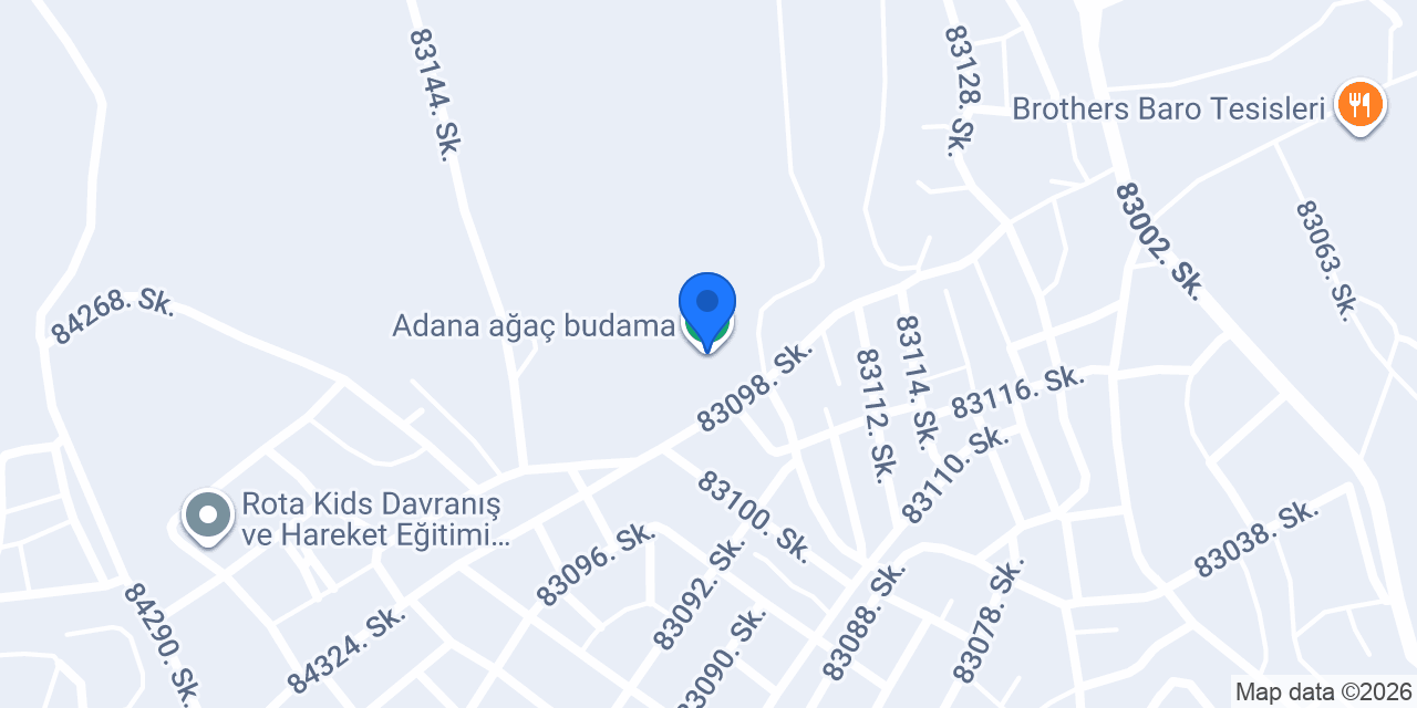 Adana ağaç budama konumu