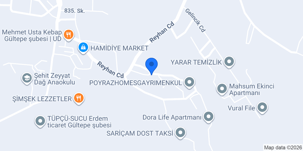 Ergüner yapı konumu