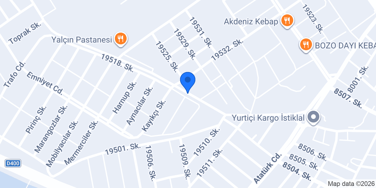 EKSA EKMEKCİLİK LTD. ŞTİ. konumu