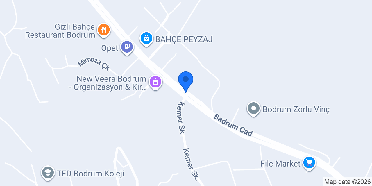 Yaprak Peyzaj konumu