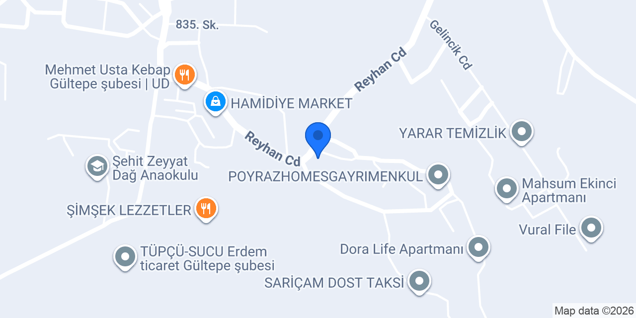 Araz unlu mamülleri konumu