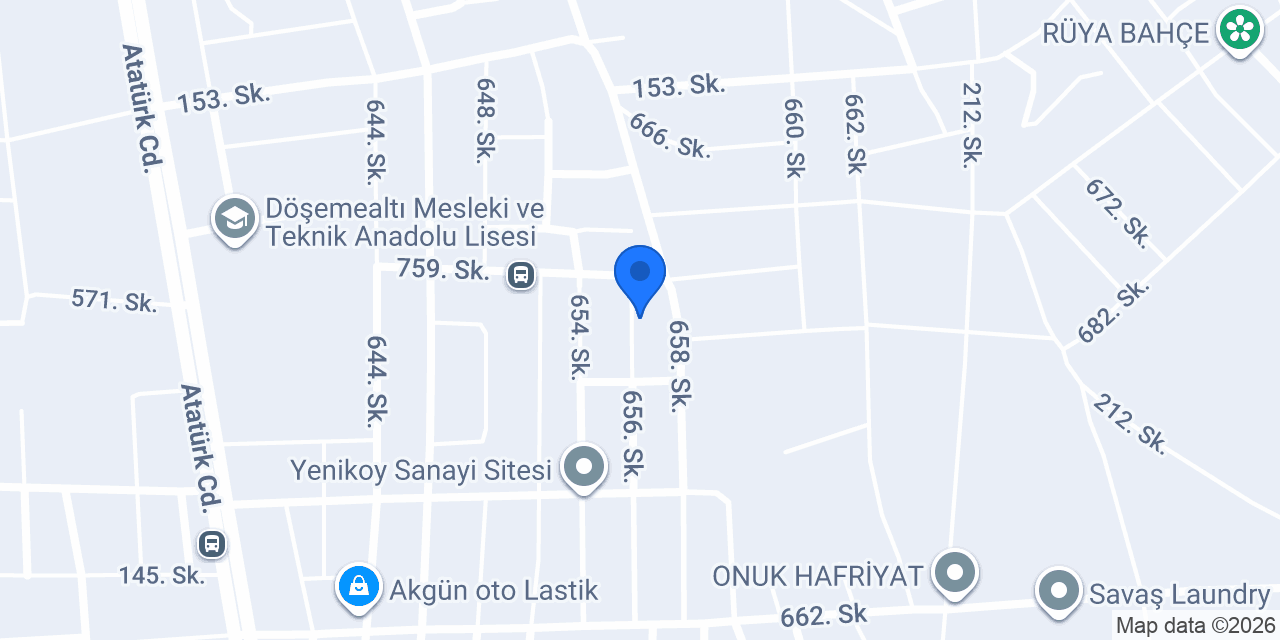 Yıldırım mobilya konumu