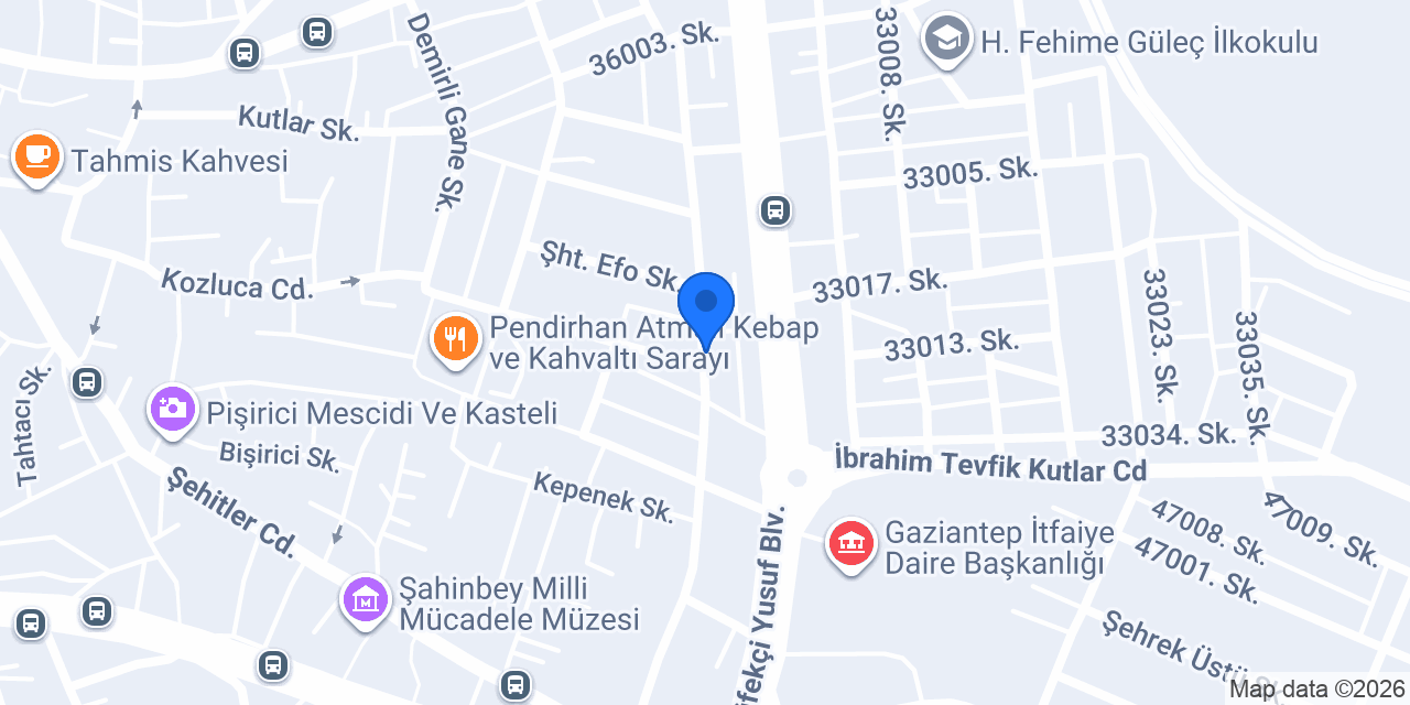 Enes Et Pazarı konumu