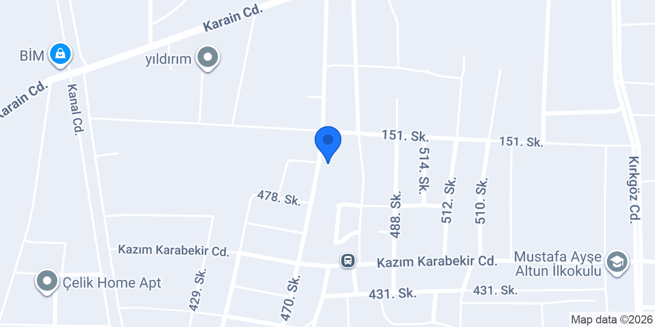 BayramMobilyaDekorasyon konumu