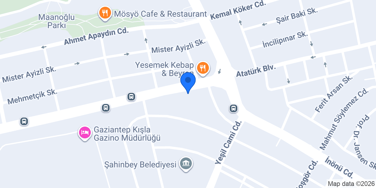 AY RENT A CAR konumu