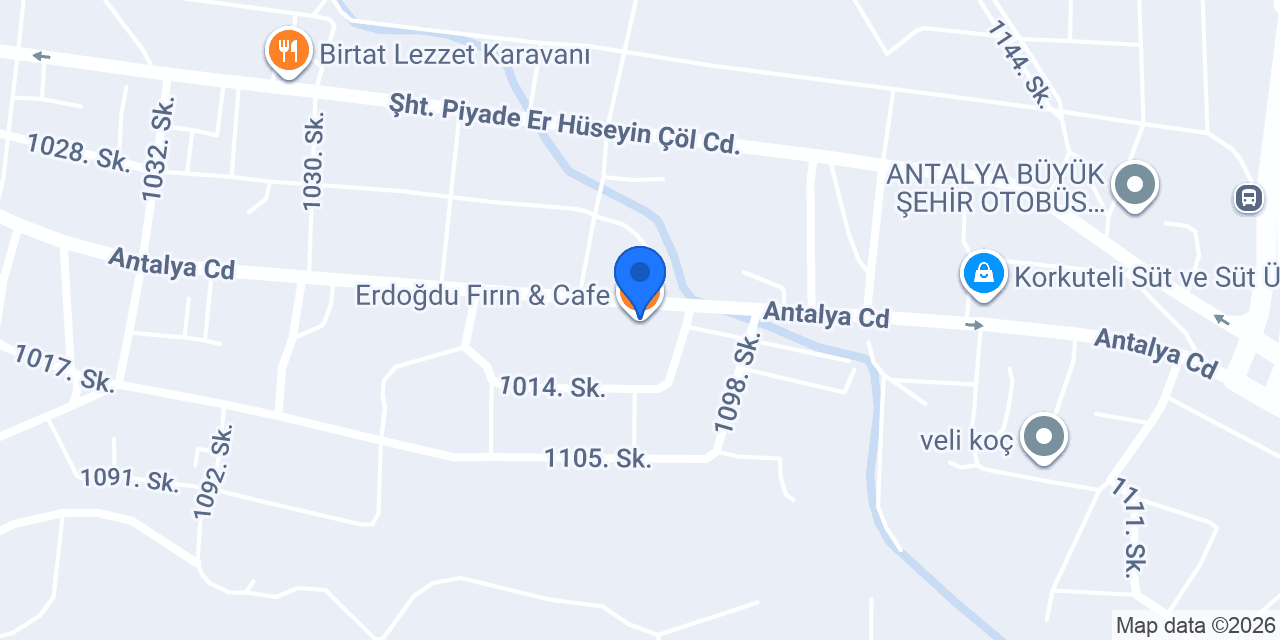 Erdoğdu Fırın & Cafe konumu