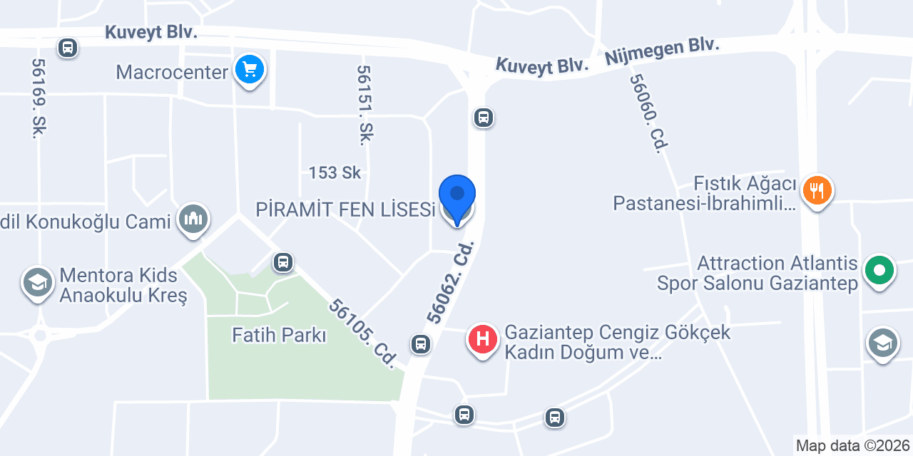 PİRAMİT FEN LİSESi konumu