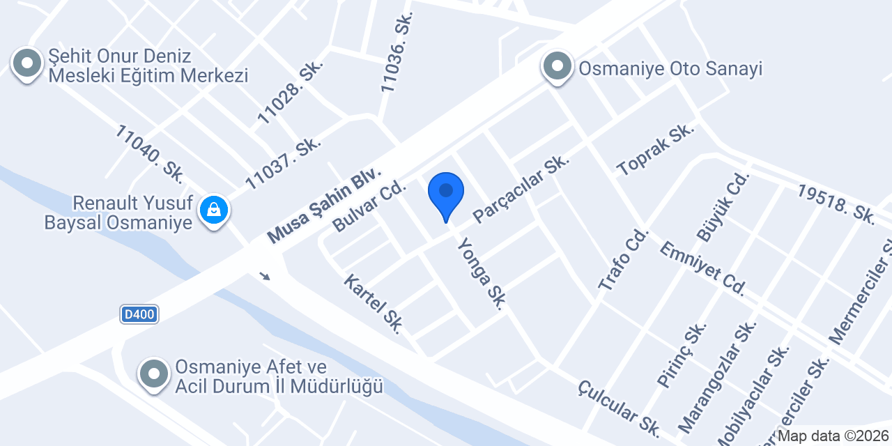 Sarıcalar Otomotiv konumu