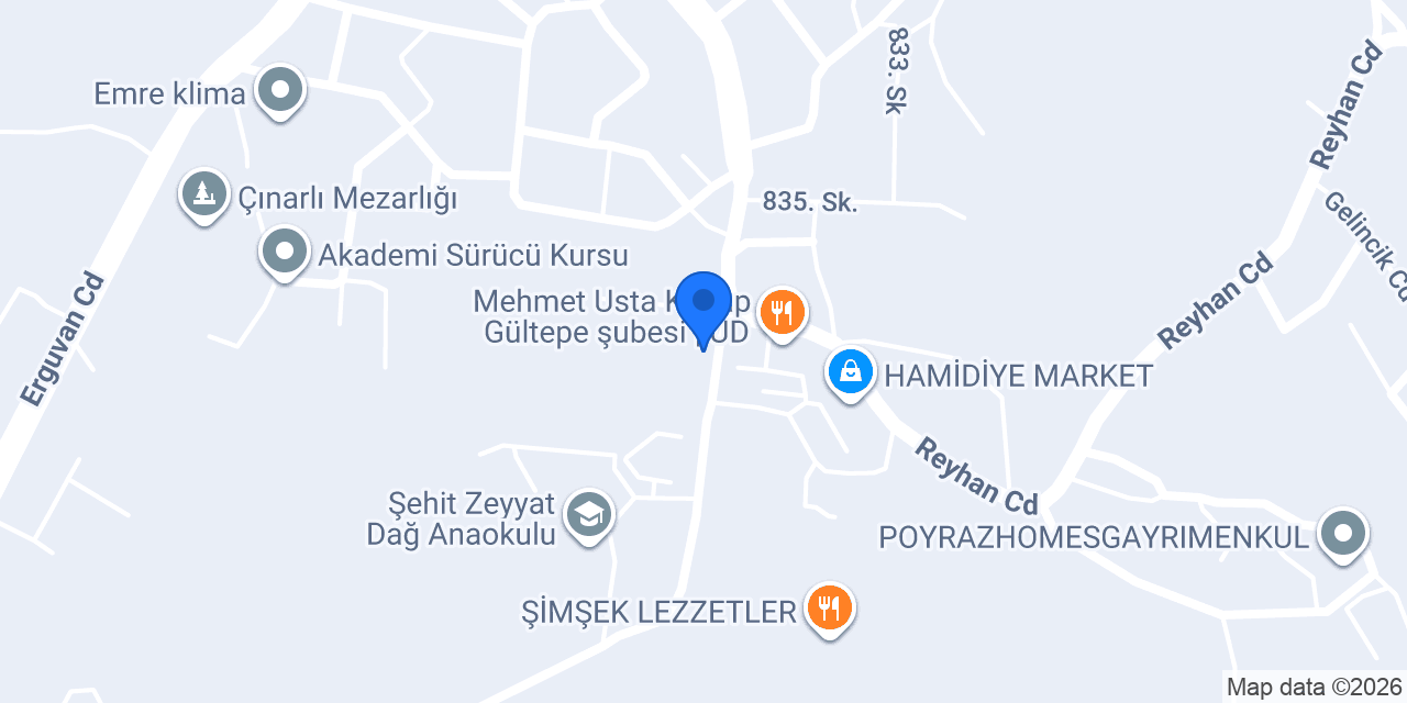 SARIÇAM Pİ AKADEMİ EĞİTİM KURUMLARI konumu
