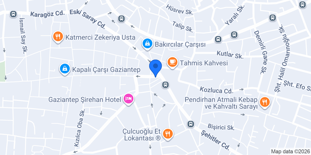 Elmacıpazarı Güllüoğlu Meydan Şubesi konumu