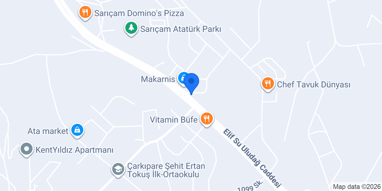 Adana Axel Araç Kiralama konumu