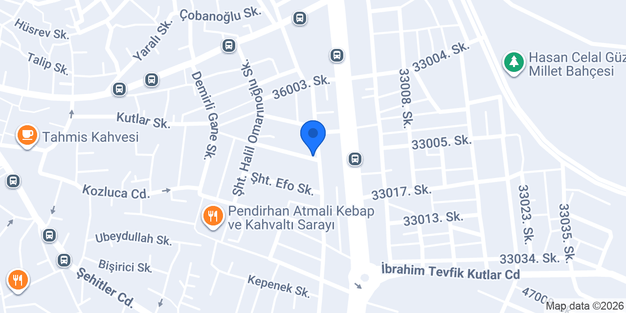 Babacanzade şam tatlı konumu