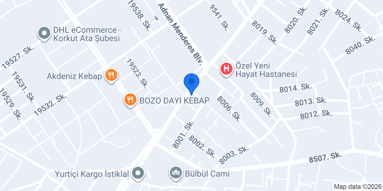 Oses Çiğ Köfte konumu