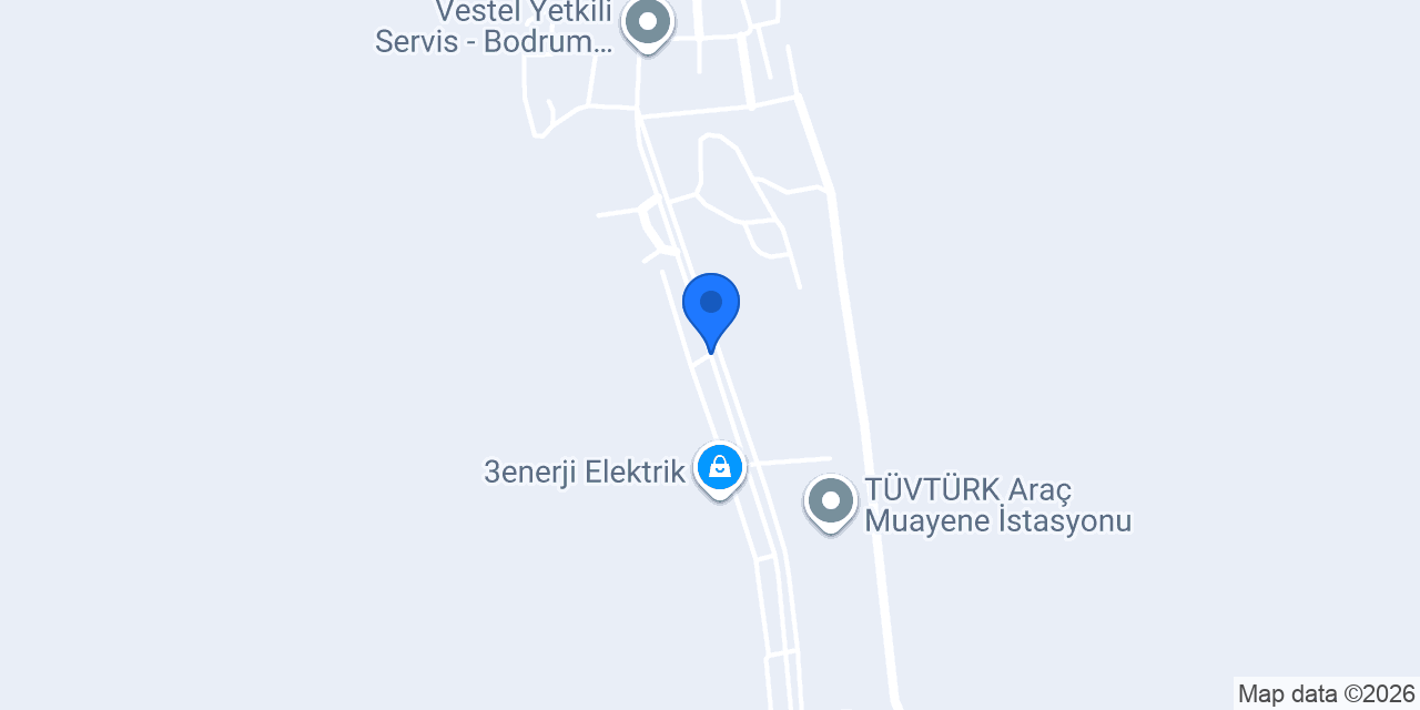 Günsu A.Ş Bodrum Şubesi konumu