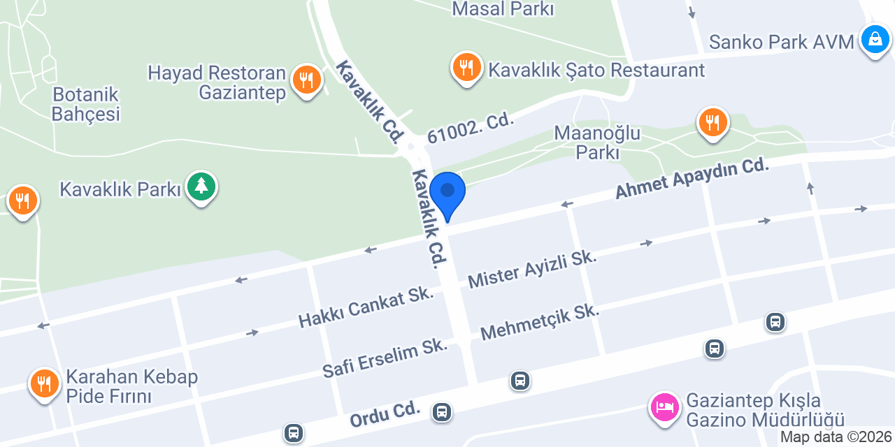 KIRMIZI AUTO konumu