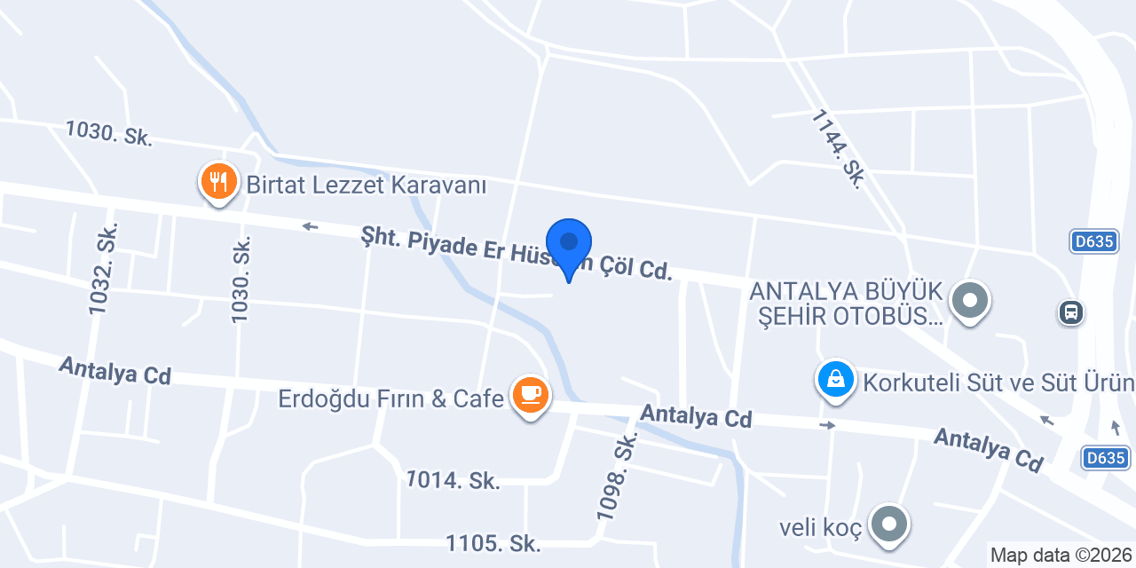 Kurtoğlu Otomotiv konumu