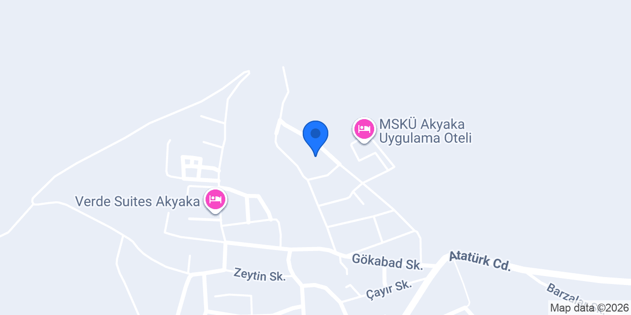 Amber Suites Akyaka konumu
