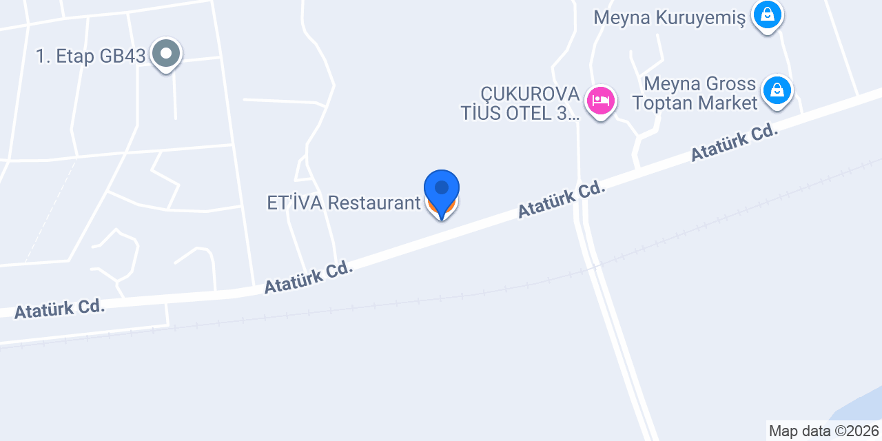 ET'İVA Restaurant konumu