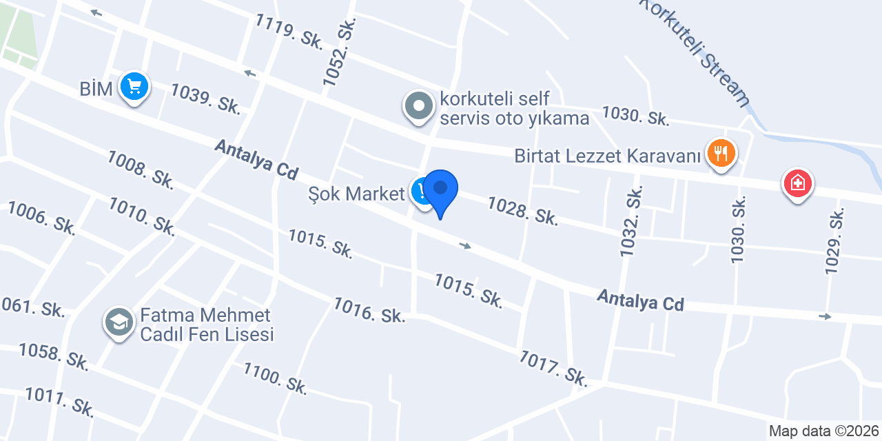KORKUTELİ PASTAHANESİ konumu