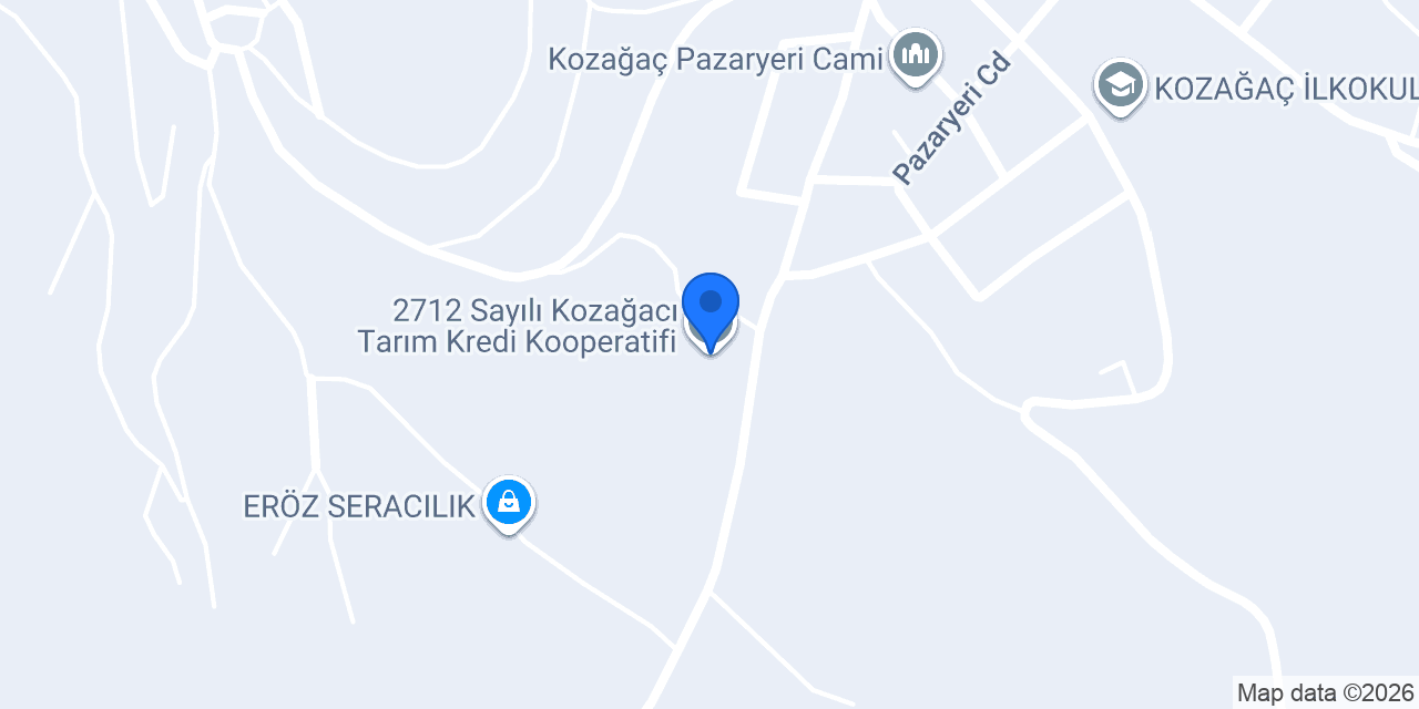 2712 Sayılı Kozağacı Tarım Kredi Kooperatifi konumu