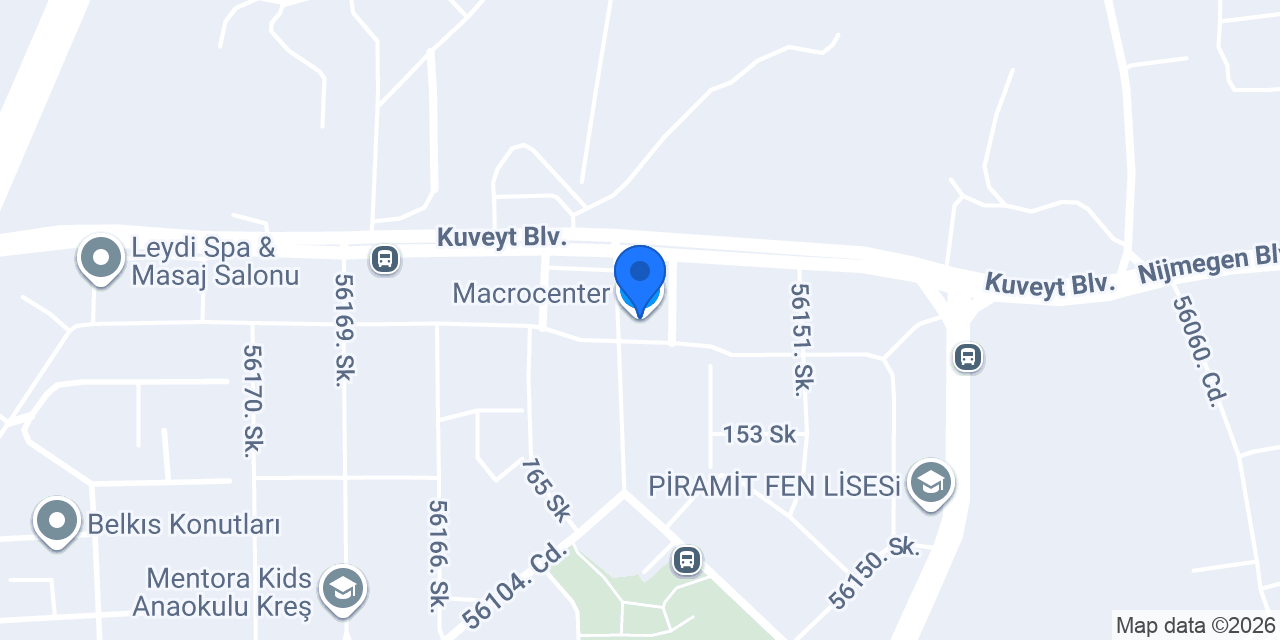 Macrocenter konumu
