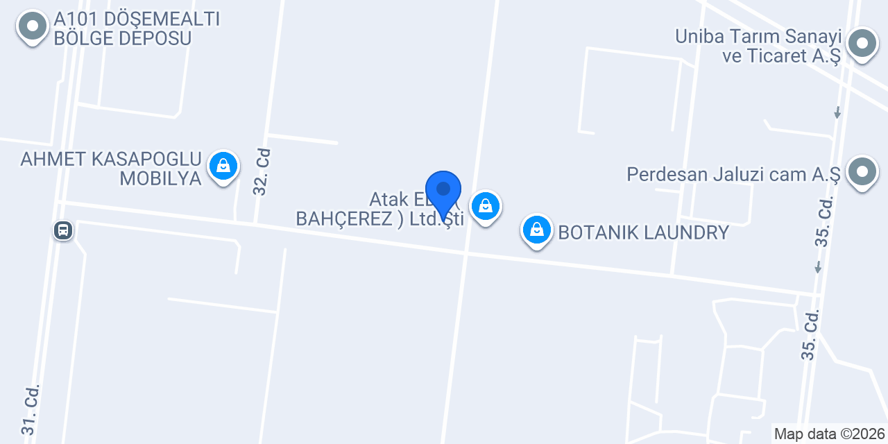 Akyıldız Plastik Fabrika konumu