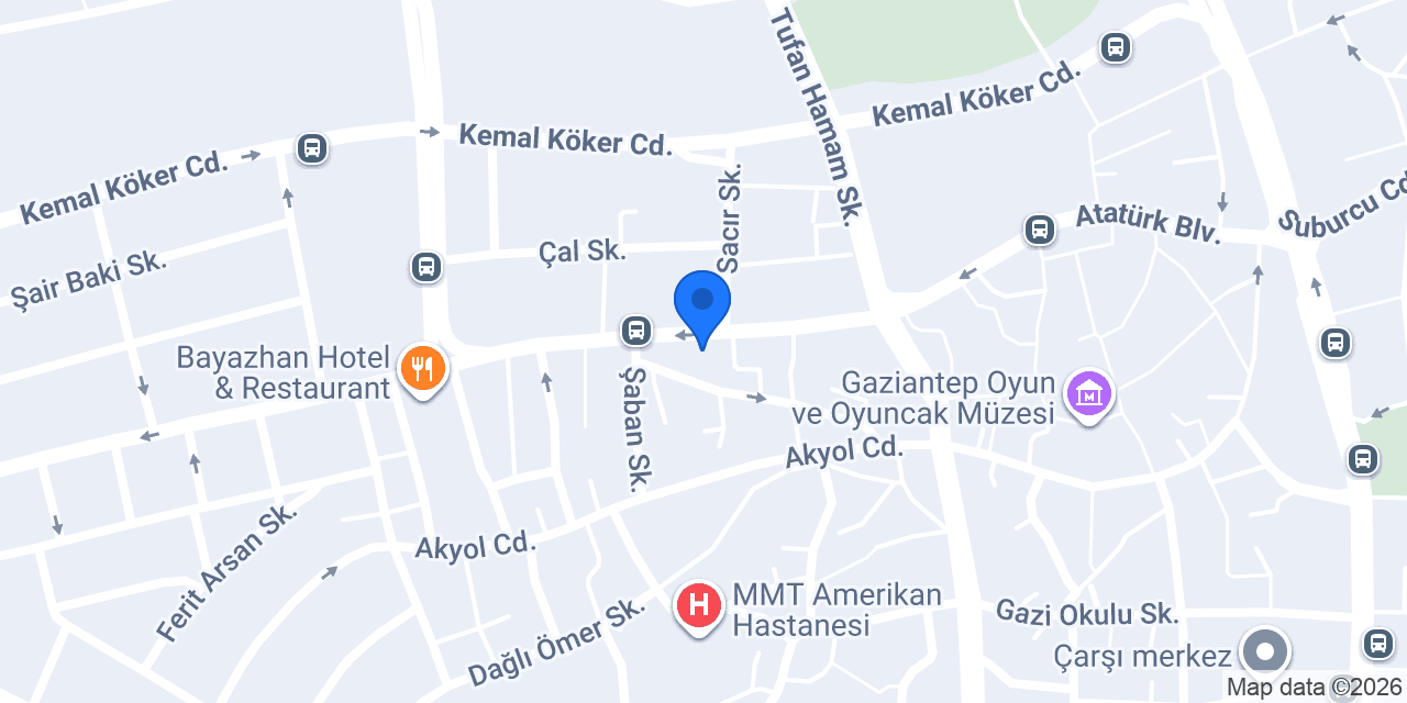 Nuroğlu Baklava konumu
