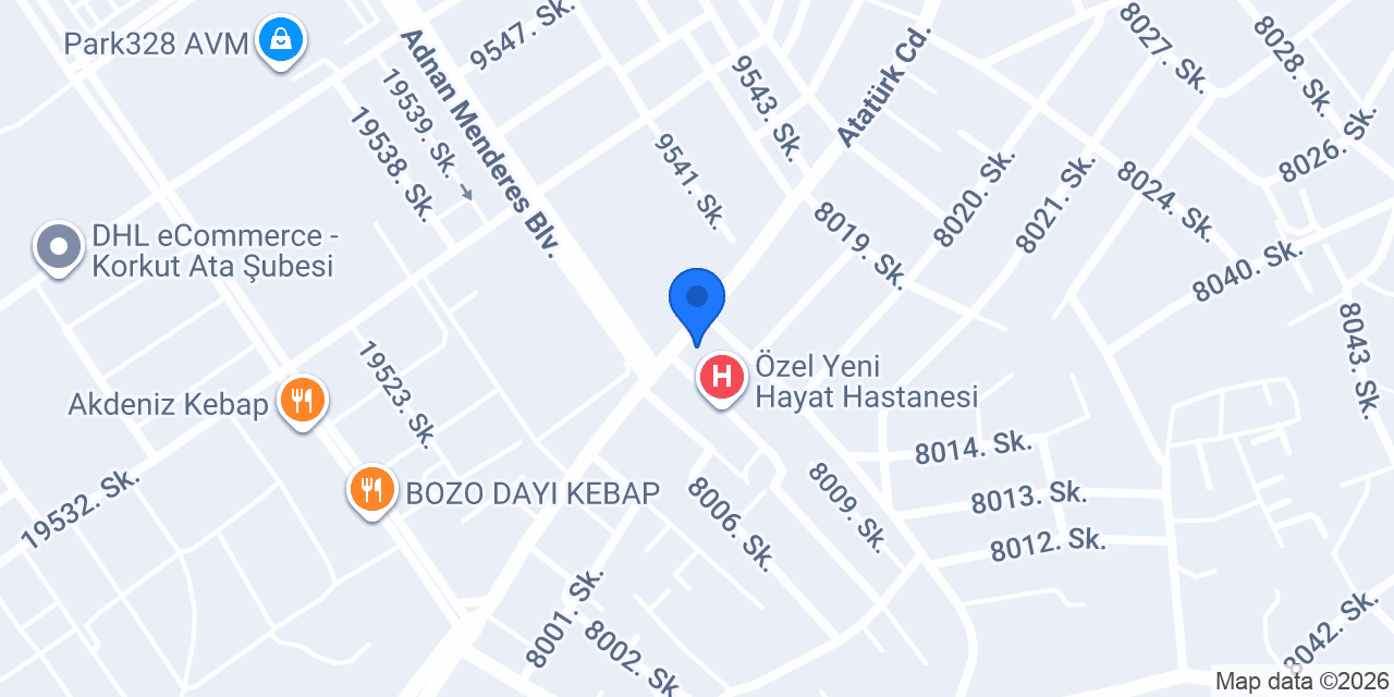 Zeki Kuruyemiş konumu