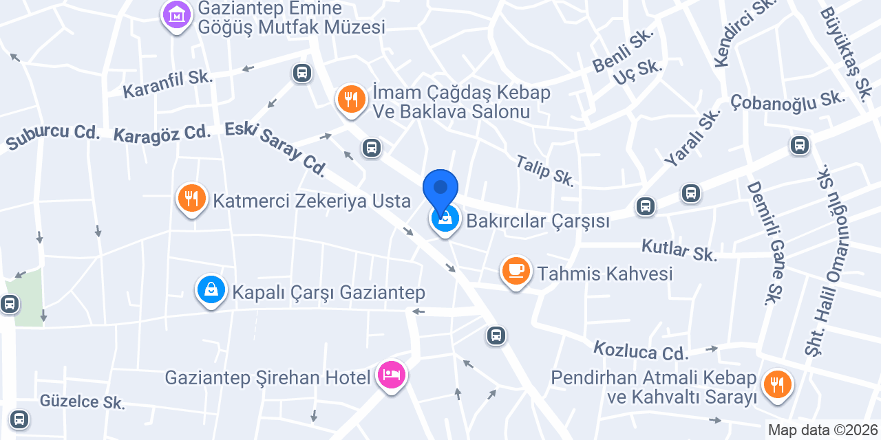 Elden Eve Bakır konumu