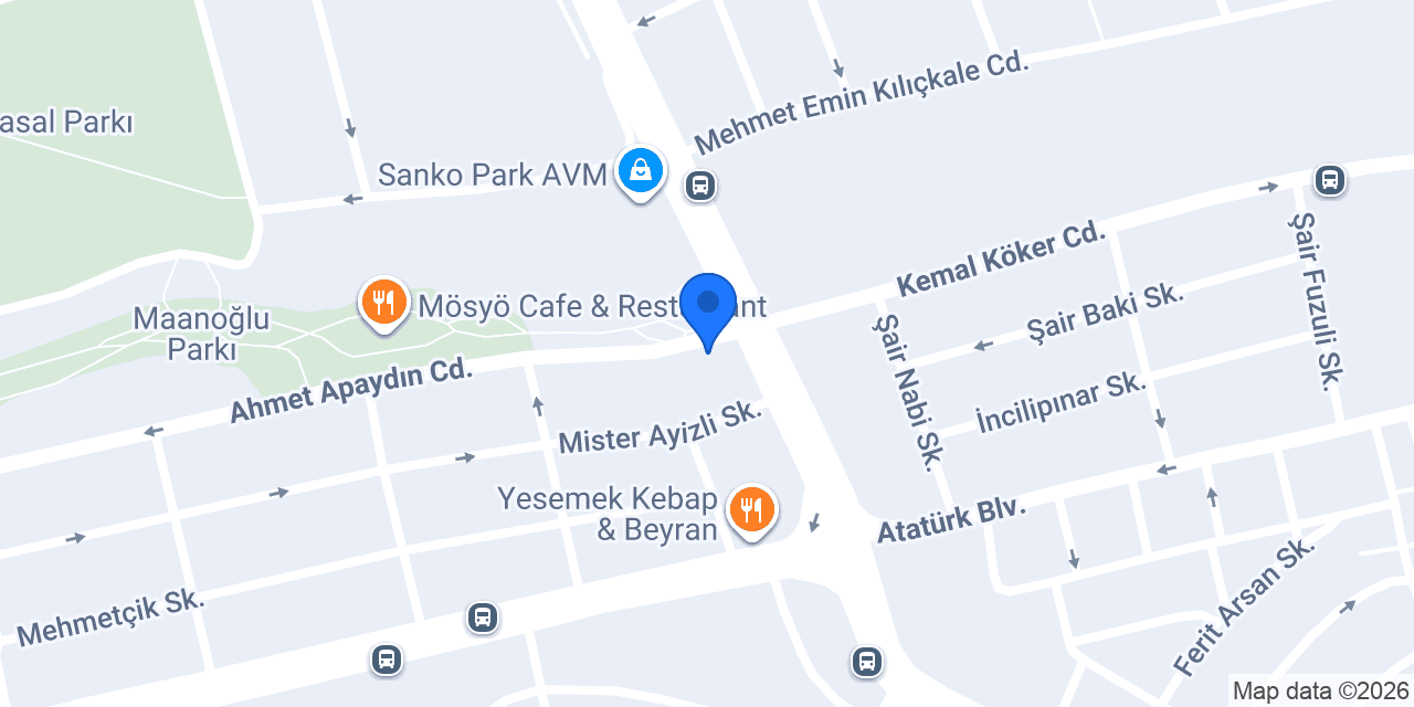 AYINTAP TERZİ KURU TEMIZLEME konumu