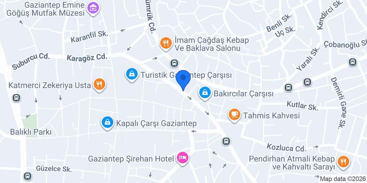 Gaziantep Anahtar konumu
