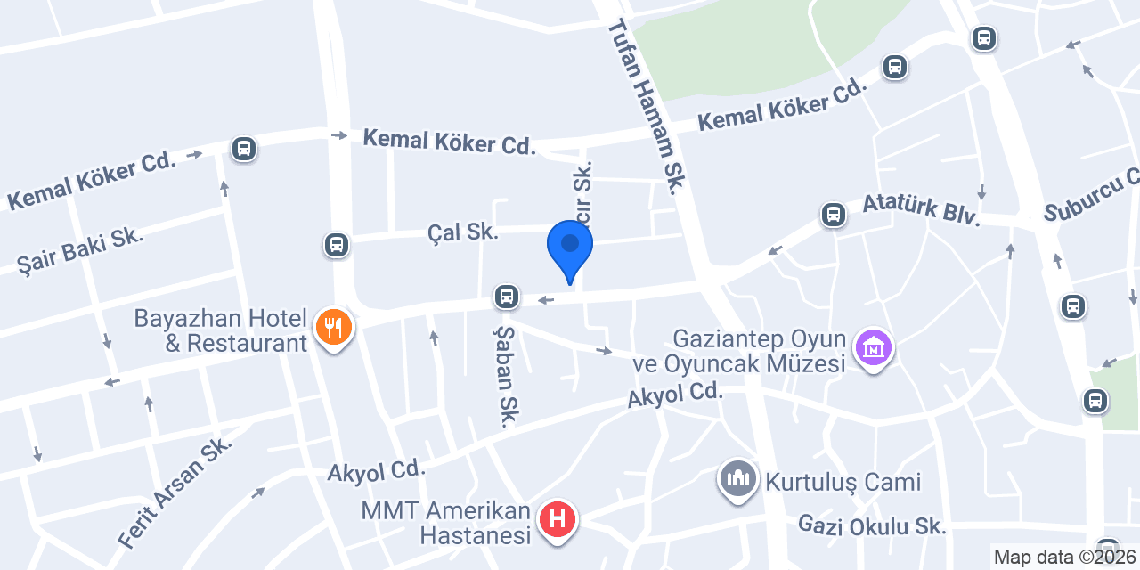 Tuğcan Otel konumu