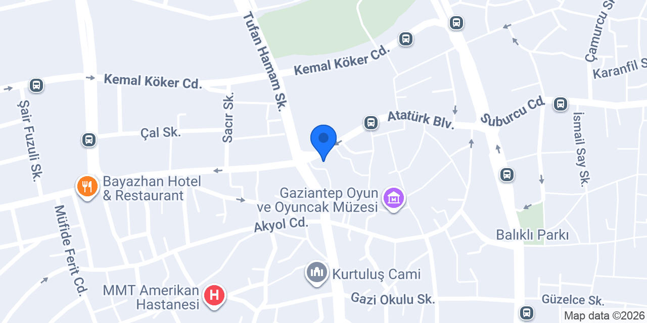 Merkez masaj salonu konumu