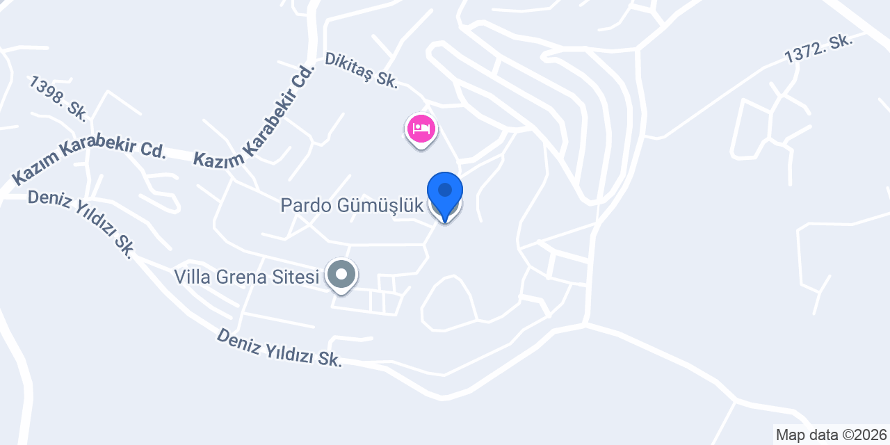 Pardo Gümüşlük konumu