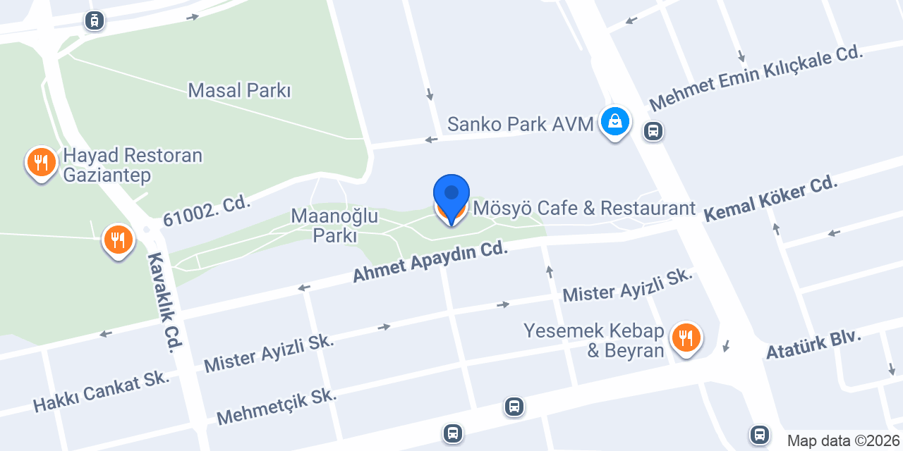 Mösyö Cafe & Restaurant konumu