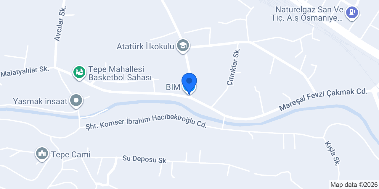 Eyfa İmalat Mühendislik konumu