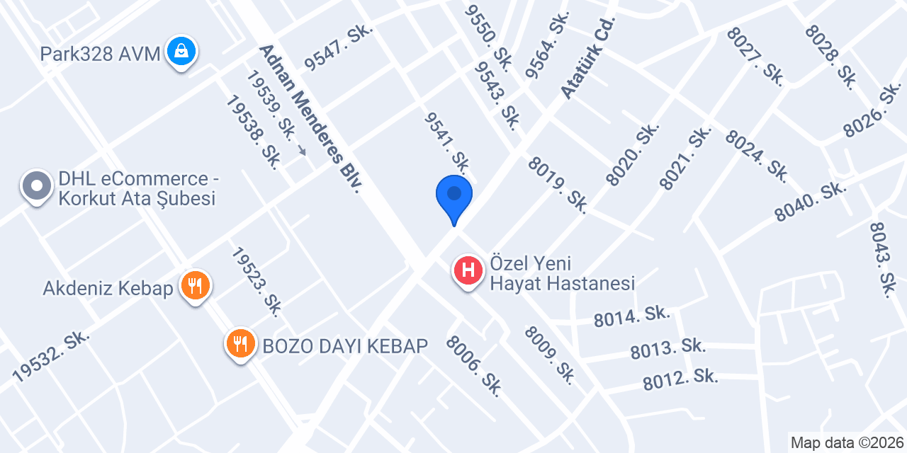 Merkez Eczanesi konumu
