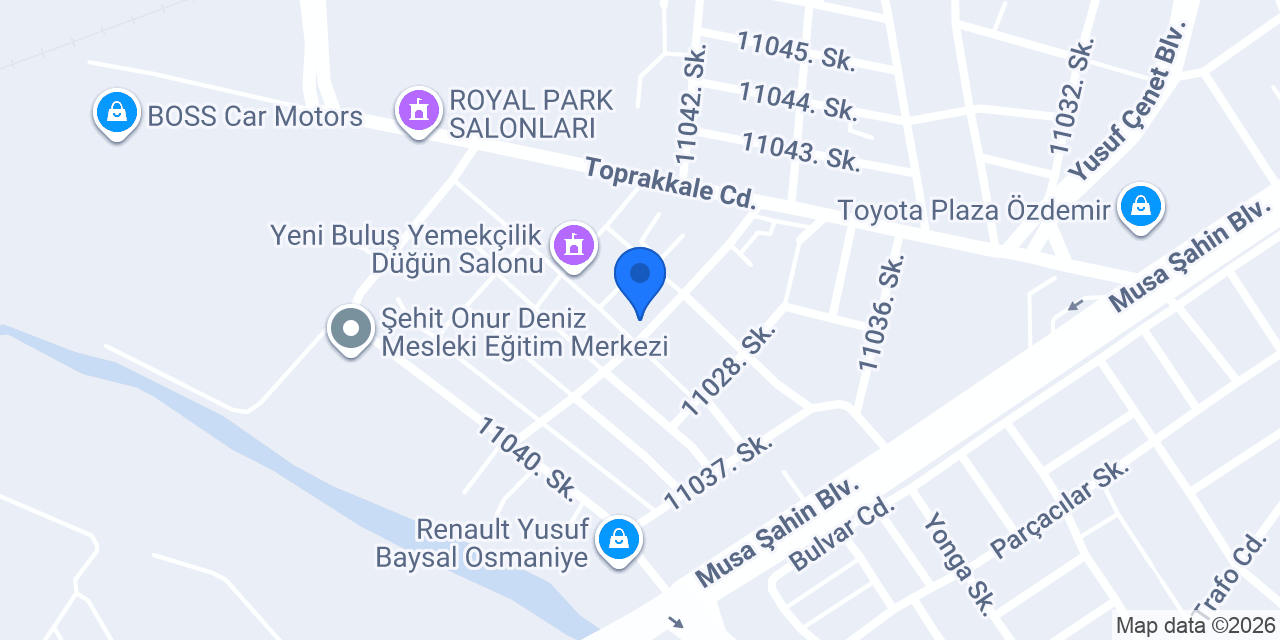 Özdemirciler Cam Balkon konumu