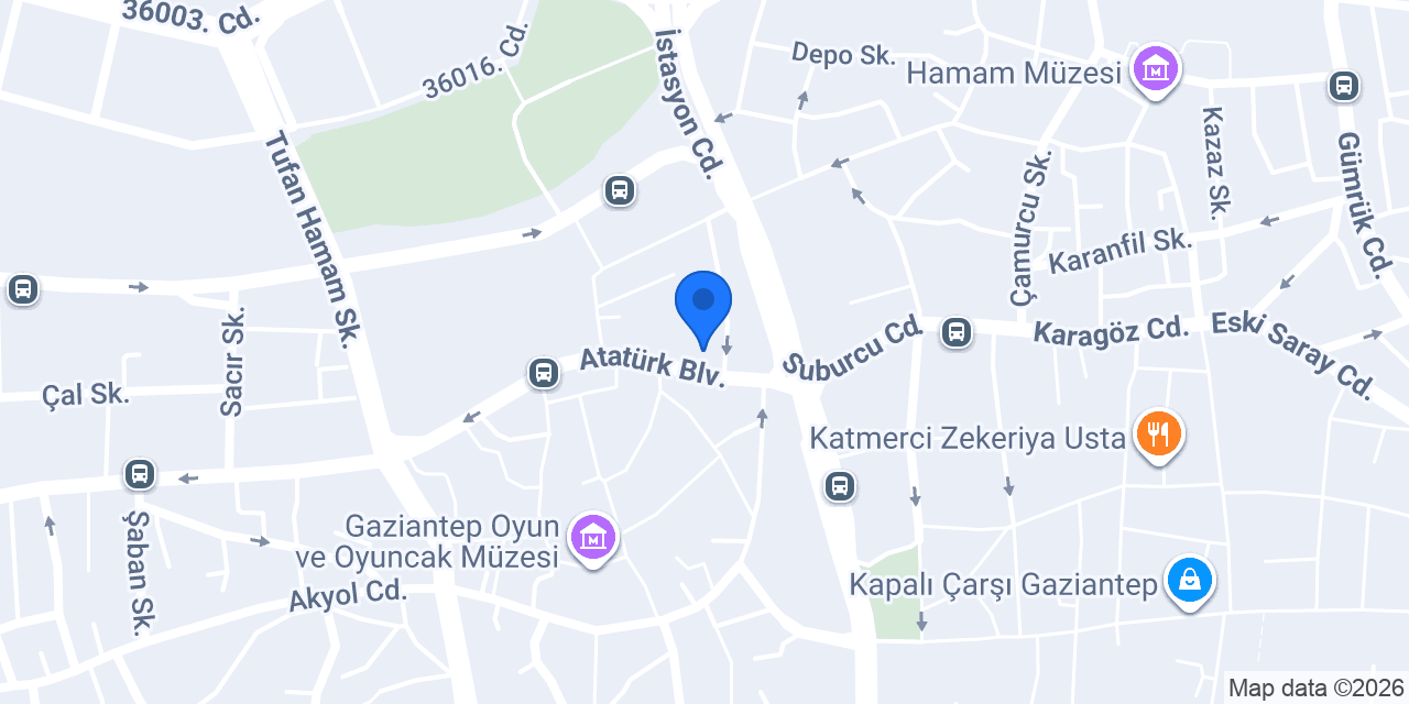 Gap Otel konumu