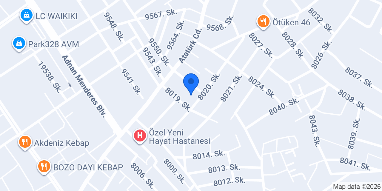 Mithatpaşa İlkokulu konumu