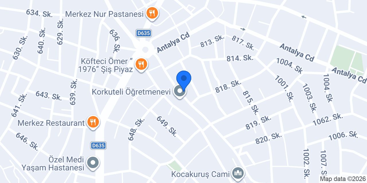 ŞeryFit Pilates Stüdyo konumu