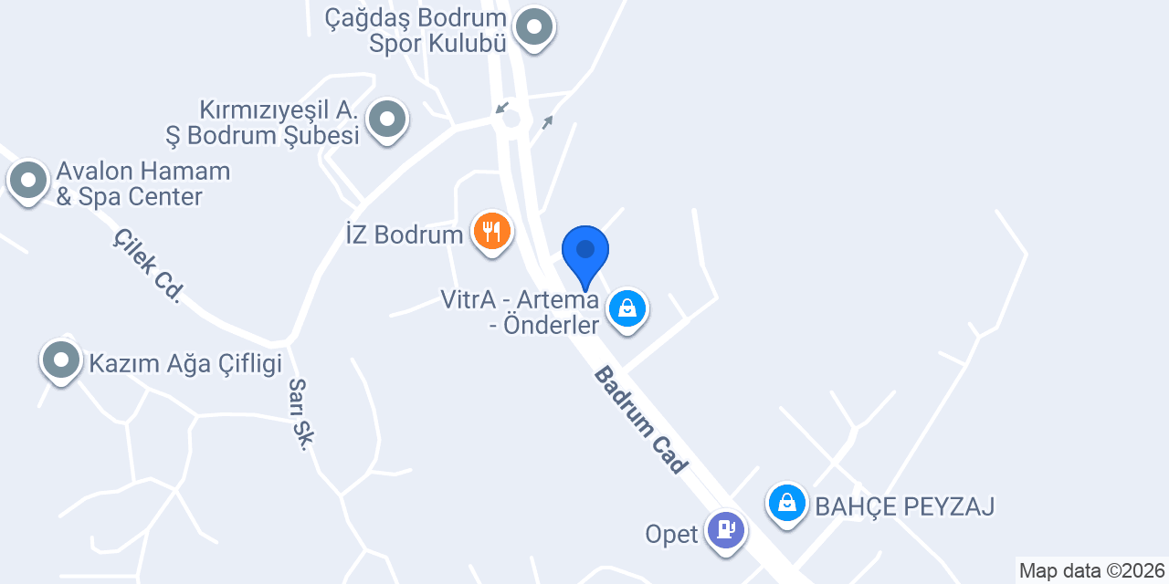 Bodrum çağrı mobilya ahşap dekarasyon konumu