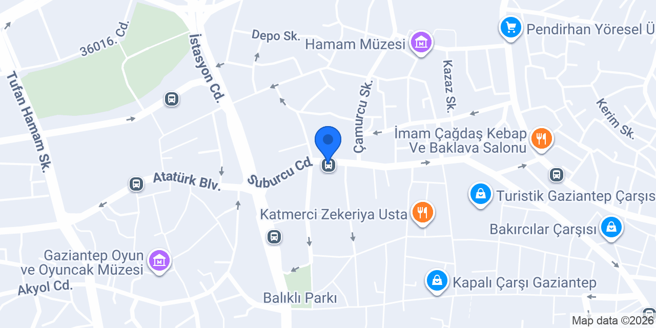 TEB Suburcu Şubesi konumu